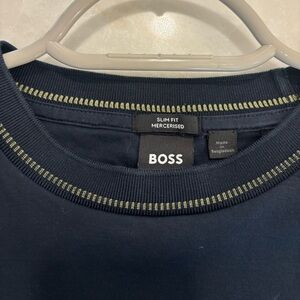 Boss Dark Blue Crew Neck T-Shirt